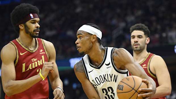 Brooklyn Nets center Nic Claxton